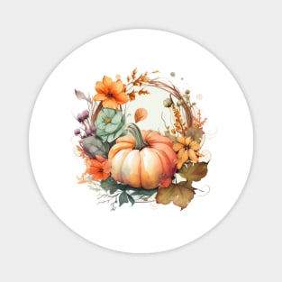 Fall Pumpkin Magnet